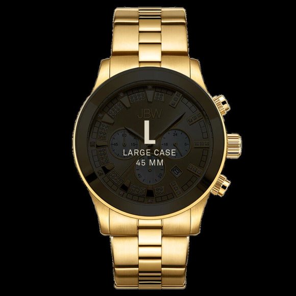 $1390 MSRP~ JBW Delano Chronograph Diamond Dial Men's Watch ~ RARE - Picture 4 of 10